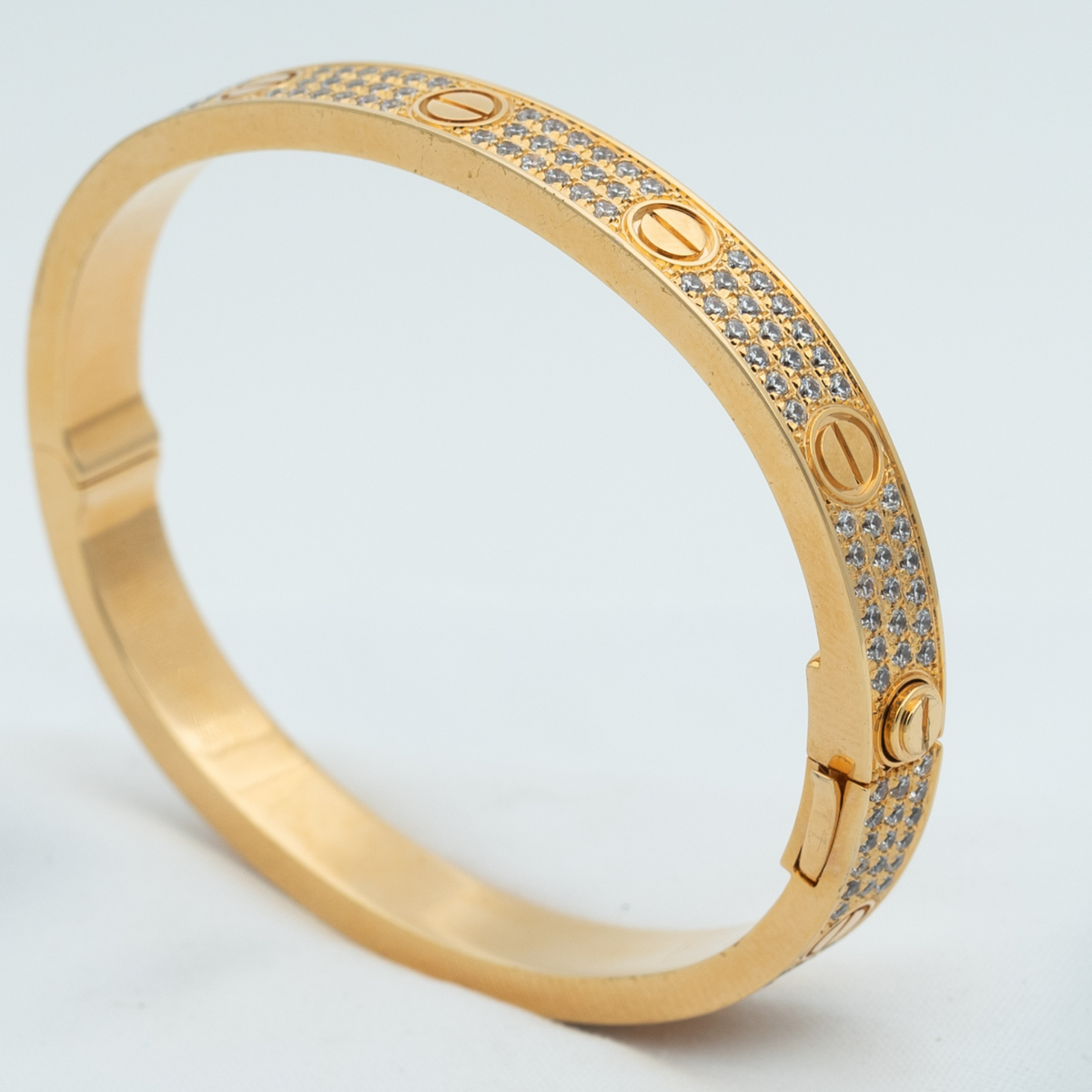 [LumiVibe]LOVE BRACELET 6.1MM DIAMOND-PAVED
