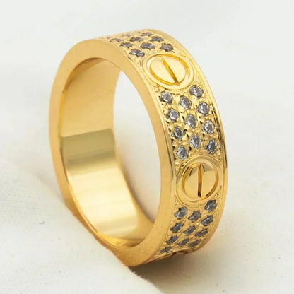 [LumiVibe]LOVE RING 5.5MM DIAMONDS PAVED