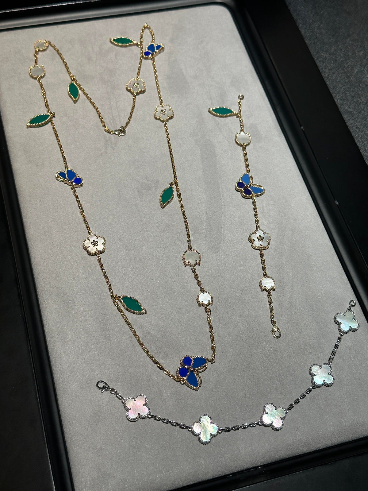 [LumiVibe] 26 NEW CLOVER 15 MOTIFS LUCKY NECKLACE
