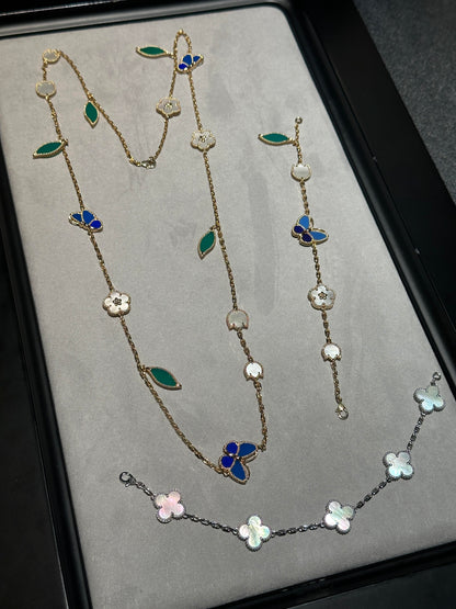 [LumiVibe] 26 NEW CLOVER 15 MOTIFS LUCKY NECKLACE