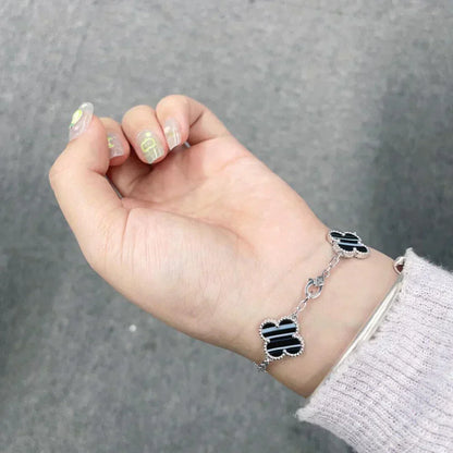 [LumiVibe] CLOVER 5 MOTIF PULSAR STONE BRACELET COLLECTION