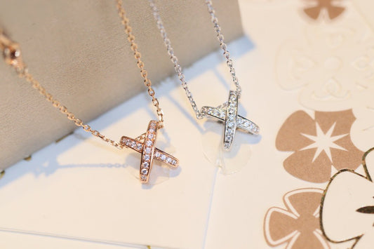 [LumiVibe]JEUX DE DIAMOND NECKLACE