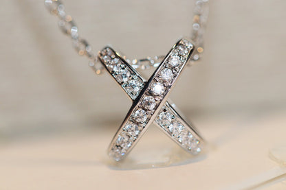 [LumiVibe]JEUX DE DIAMOND NECKLACE