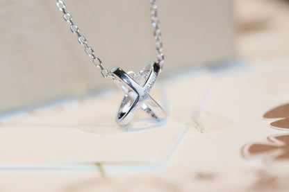 [LumiVibe]JEUX DE DIAMOND NECKLACE