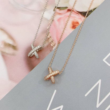 [LumiVibe]JEUX DE DIAMOND NECKLACE
