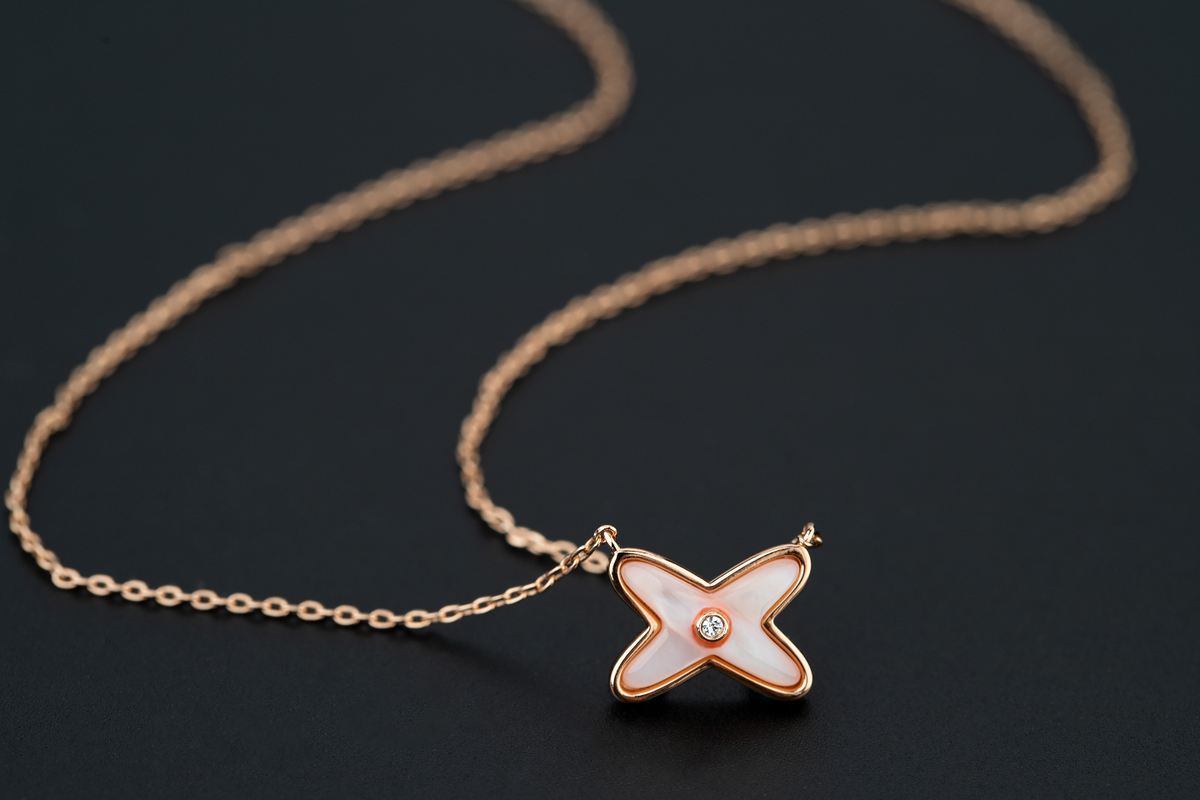 [LumiVibe]JEUX DE NECKLACE 1 DIAMOND