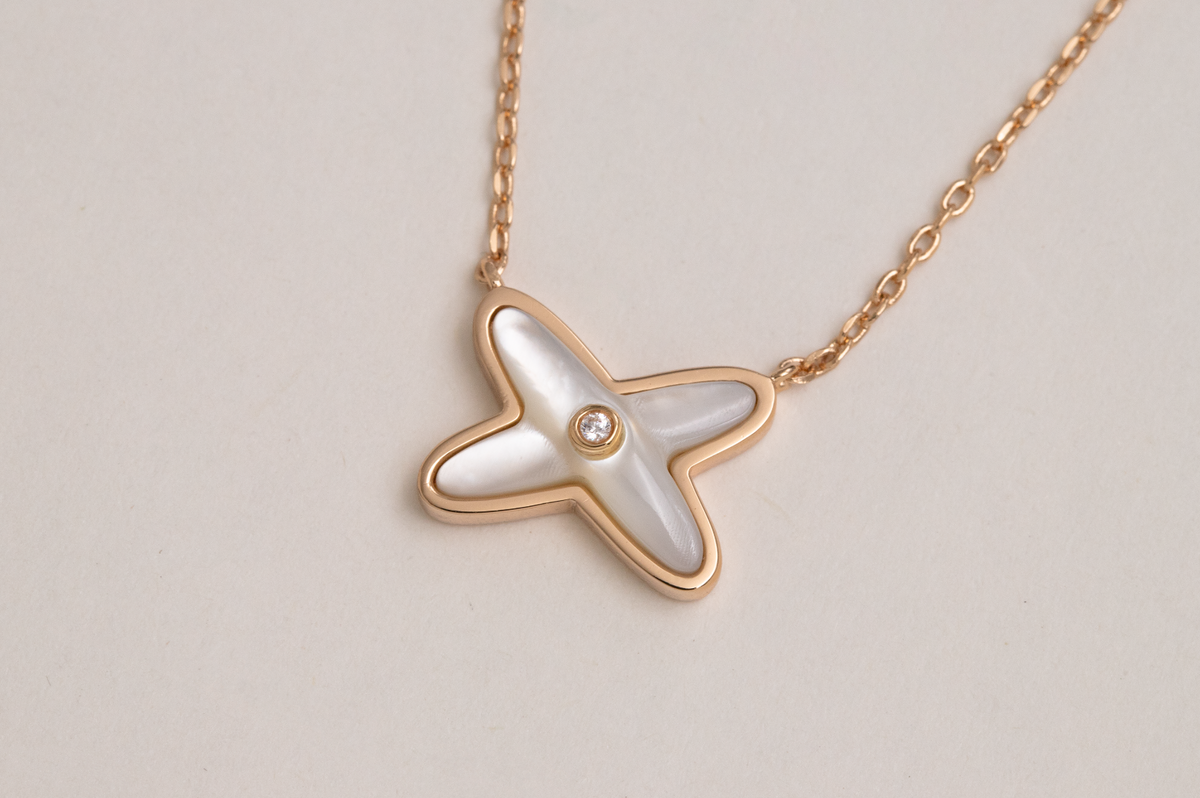 [LumiVibe]JEUX DE NECKLACE 1 DIAMOND