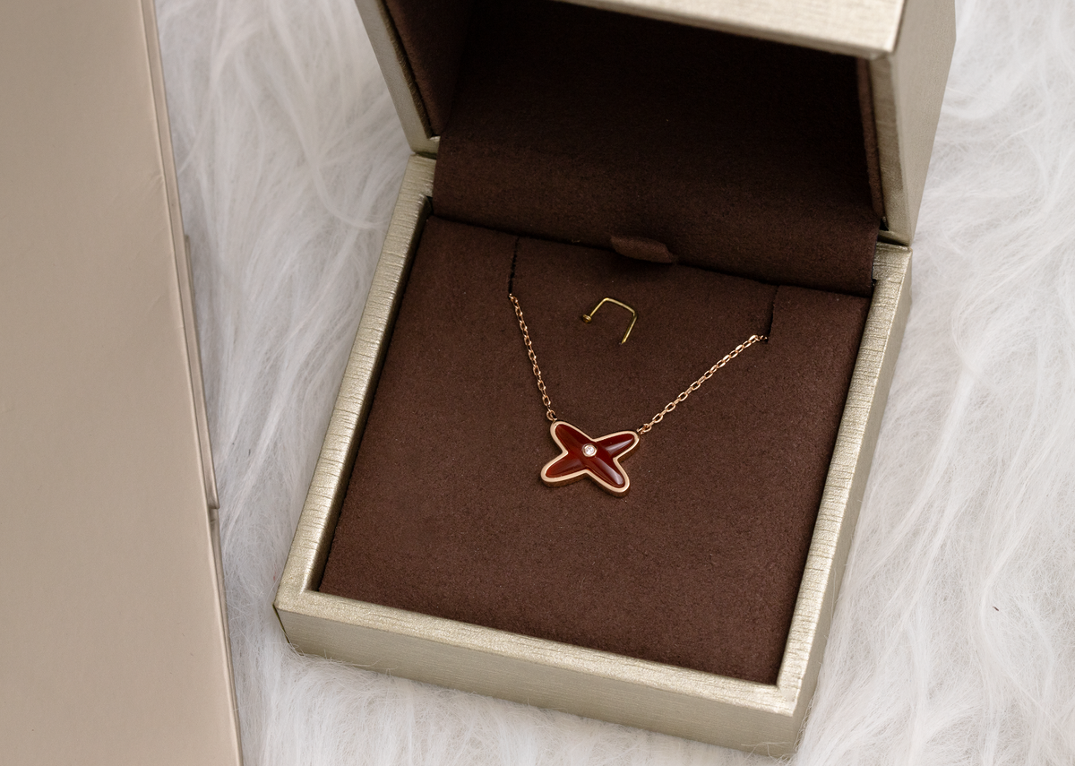 [LumiVibe]JEUX DE NECKLACE 1 DIAMOND