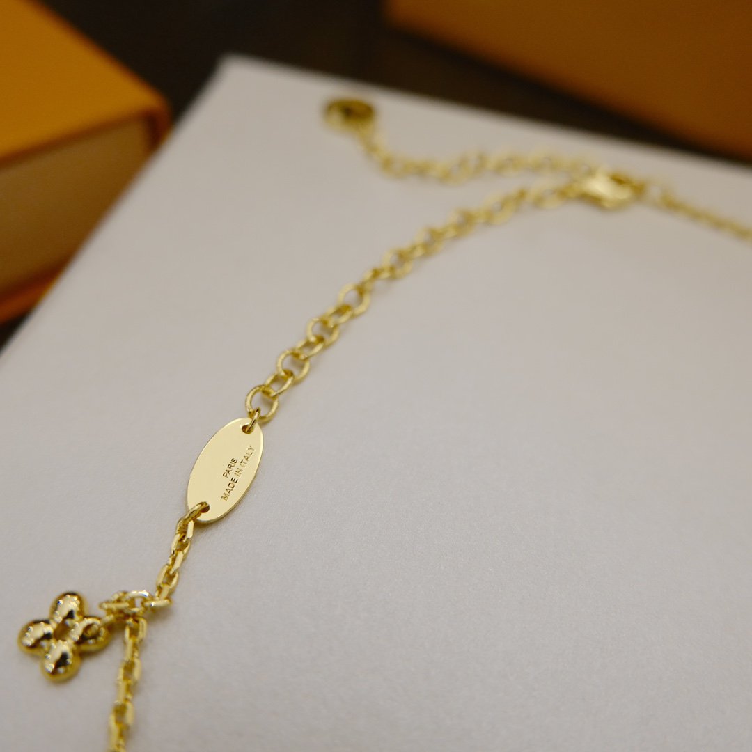 [LumiVibe]BLOOMING SUPPLE NECKLACE BRASS