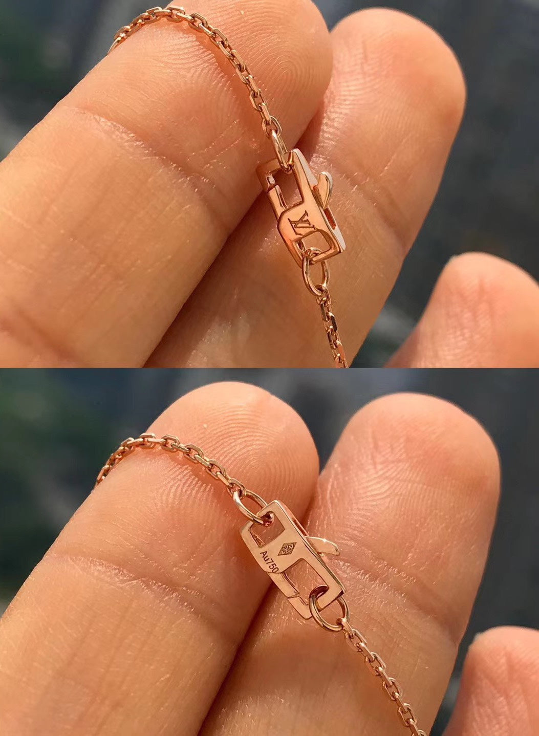 [LumiVibe]BLOSSOM PENDANT PINK GOLD AND DIAMOND