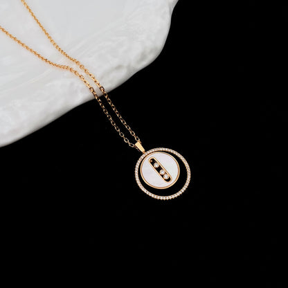 [LumiVibe]Demo MOVE MM NACRE BLANCHE DIAMOND NECKLACE