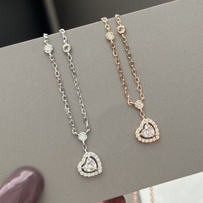 [LumiVibe]JOY HEART DIAMOND NECKLACE