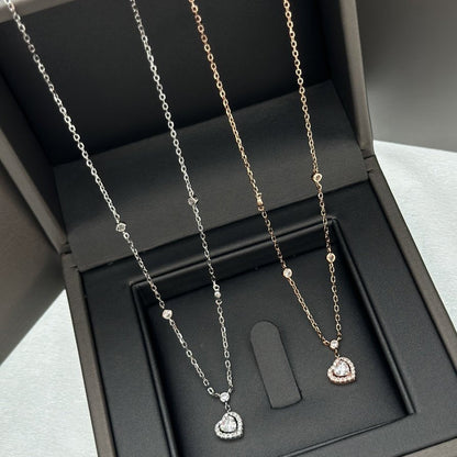 [LumiVibe]JOY HEART DIAMOND NECKLACE