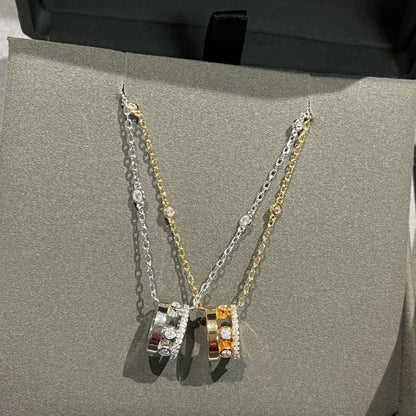 [LumiVibe]CHAIN MOVE ROMANE PEDAND NECKLACE