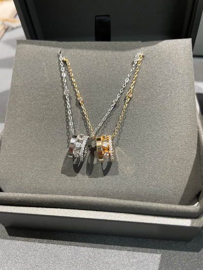 [LumiVibe]CHAIN MOVE ROMANE PEDAND NECKLACE