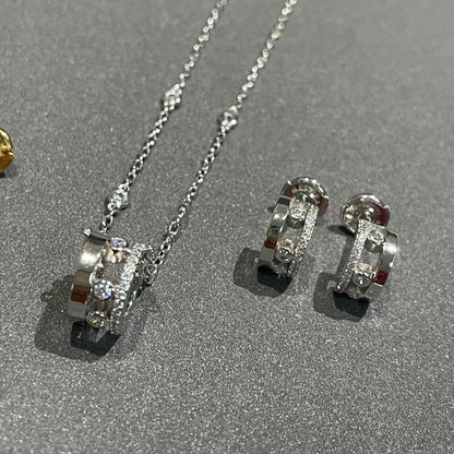 [LumiVibe]CHAIN MOVE ROMANE PEDAND NECKLACE