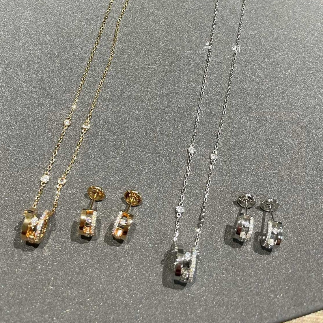 [LumiVibe]CHAIN MOVE ROMANE PEDAND NECKLACE