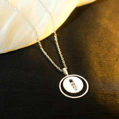 [LumiVibe]Demo MOVE MM SILVER DIAMOND NECKLACE