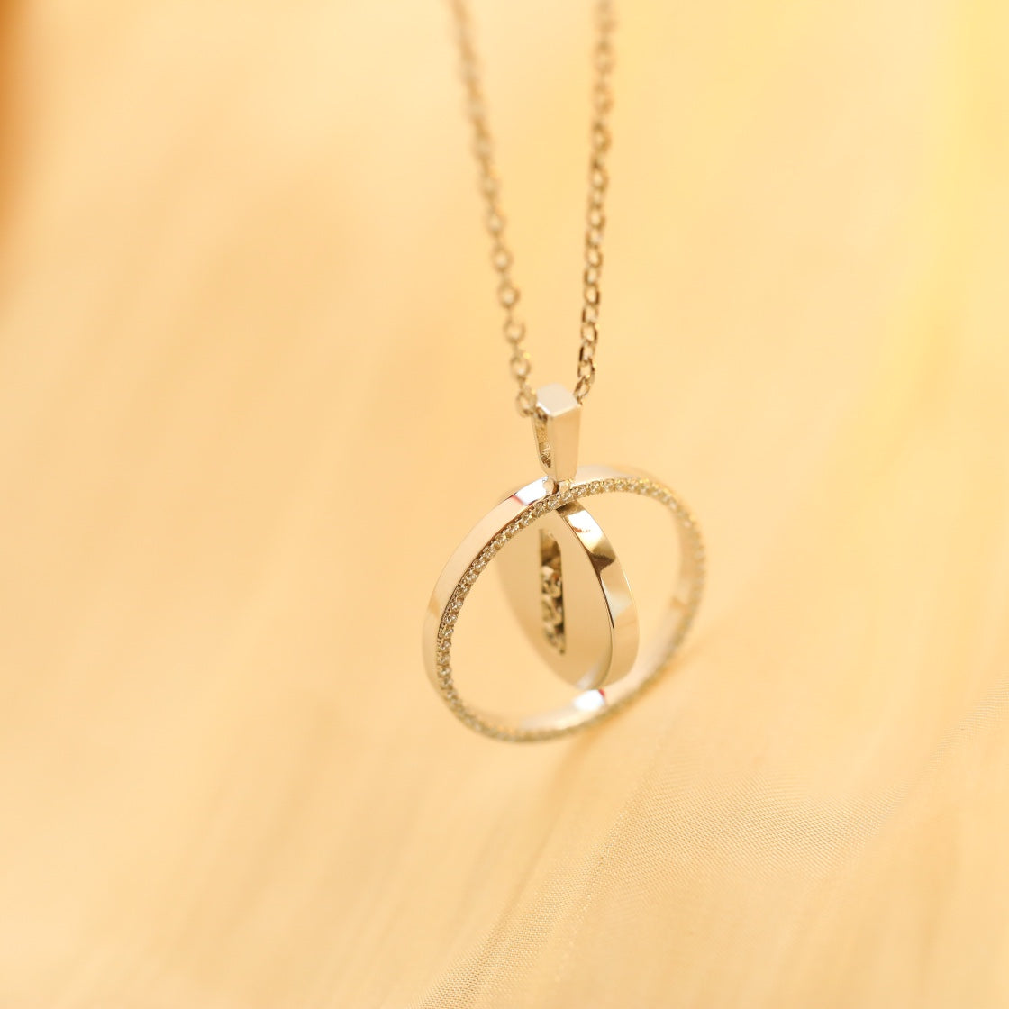[LumiVibe]Demo MOVE MM SILVER DIAMOND NECKLACE