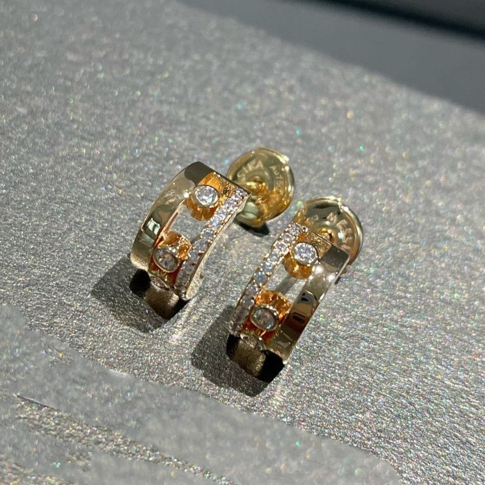 [LumiVibe]MOVE ROMANE EARRINGS DIAMOND