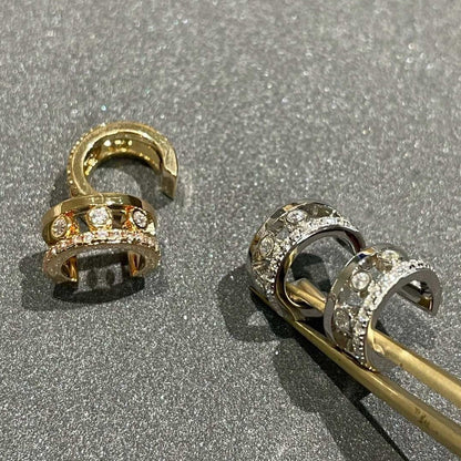 [LumiVibe]MOVE ROMANE EARRINGS DIAMOND