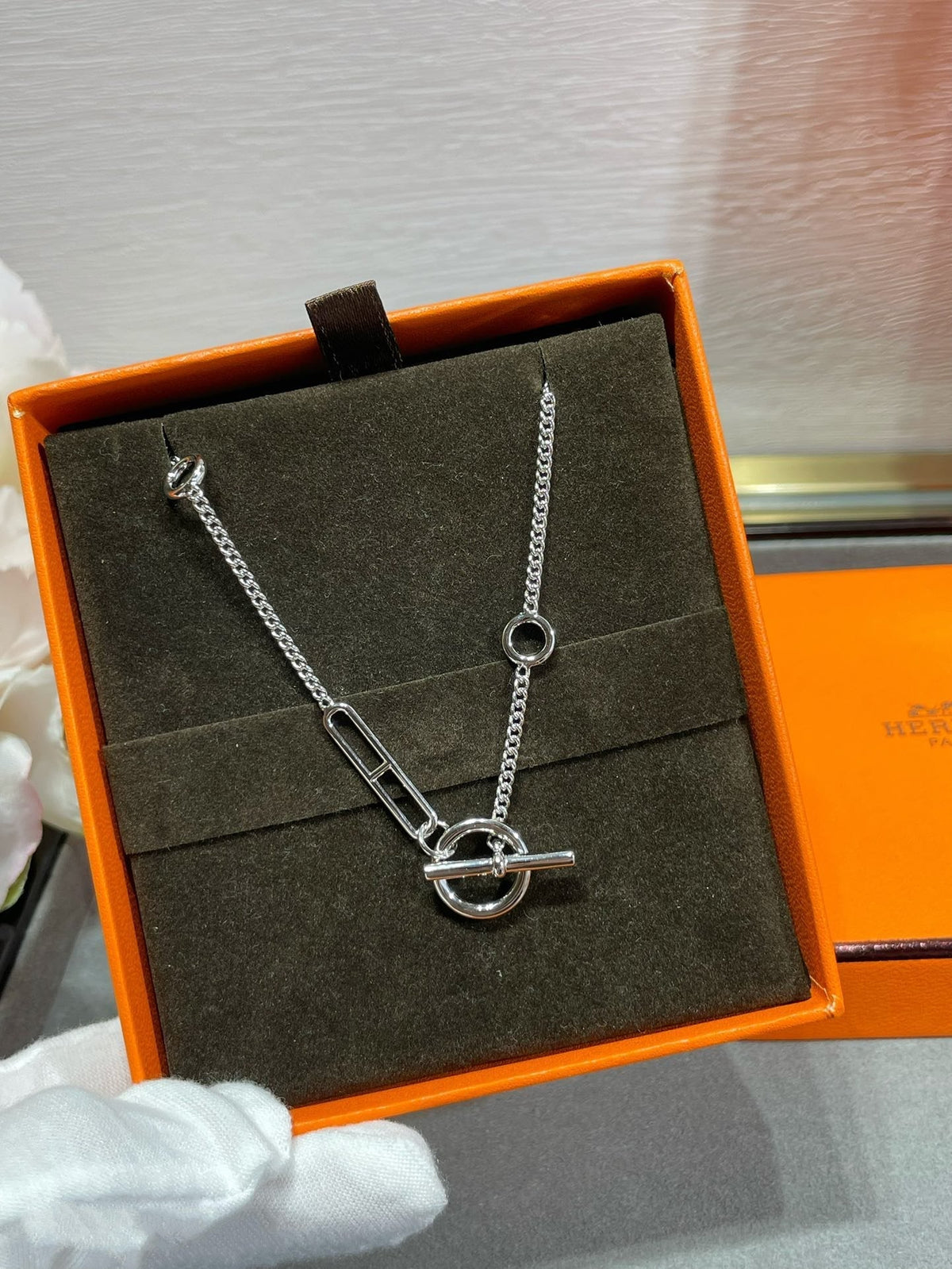 [LumiVibe]HM STERLING CHAINE D'ANCRE HEART