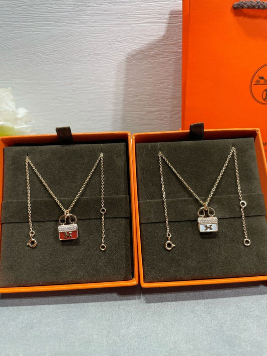 [LumiVibe]H CIRCE MOISSANITE PENDANT NECKLACE GOLD