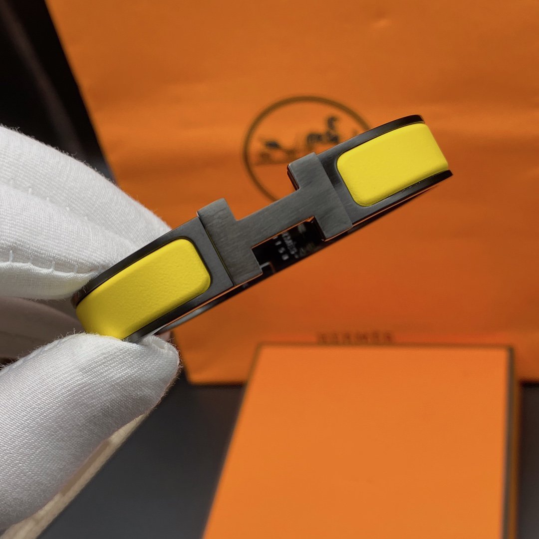 [LumiVibe]CLIC HM SO BLACK YELLOW BRACELET