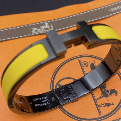 [LumiVibe]CLIC HM SO BLACK YELLOW BRACELET