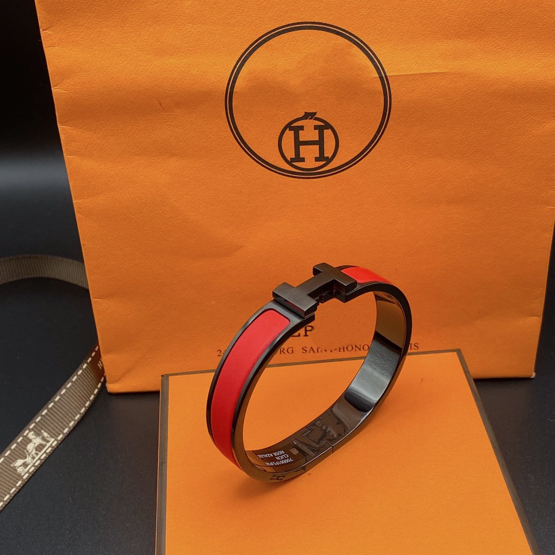 [LumiVibe]CLIC HM SO BLACK RED BRACELET