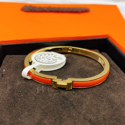 [LumiVibe]CLASSIC HM CLIC RED 8MM ENAMEL BRACELET