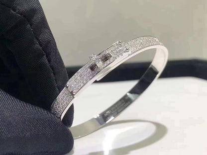 [LumiVibe]HM KELLY BRACELET IN SILVER AND FULL PAVE DIAMOND