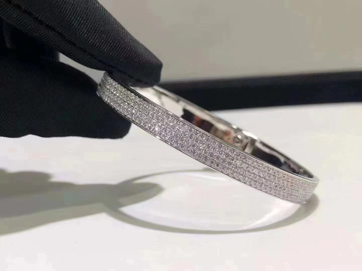 [LumiVibe]HM KELLY BRACELET IN SILVER AND FULL PAVE DIAMOND