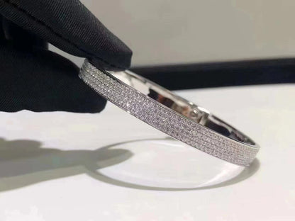 [LumiVibe]HM KELLY BRACELET IN SILVER AND FULL PAVE DIAMOND