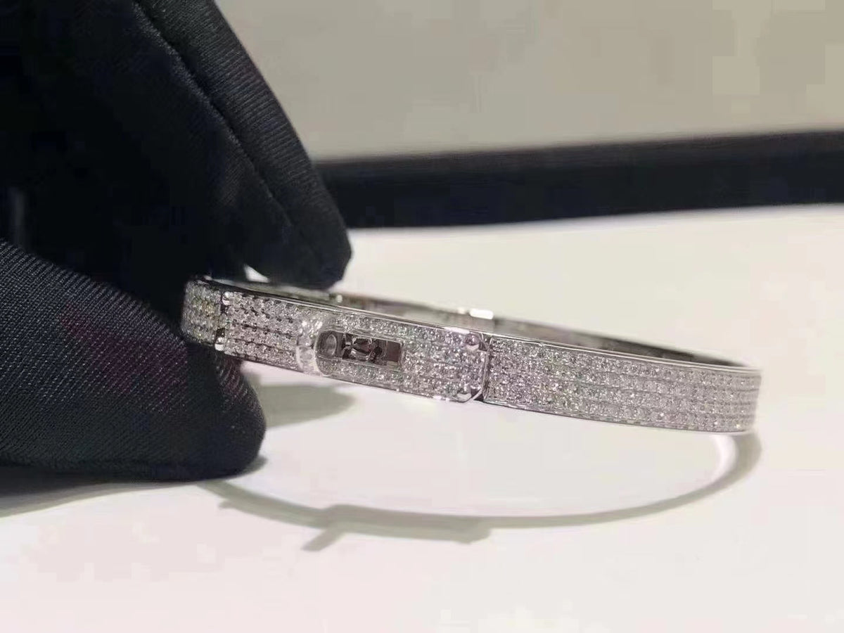 [LumiVibe]HM KELLY BRACELET IN SILVER AND FULL PAVE DIAMOND