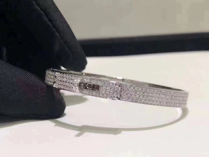 [LumiVibe]HM KELLY BRACELET IN SILVER AND FULL PAVE DIAMOND