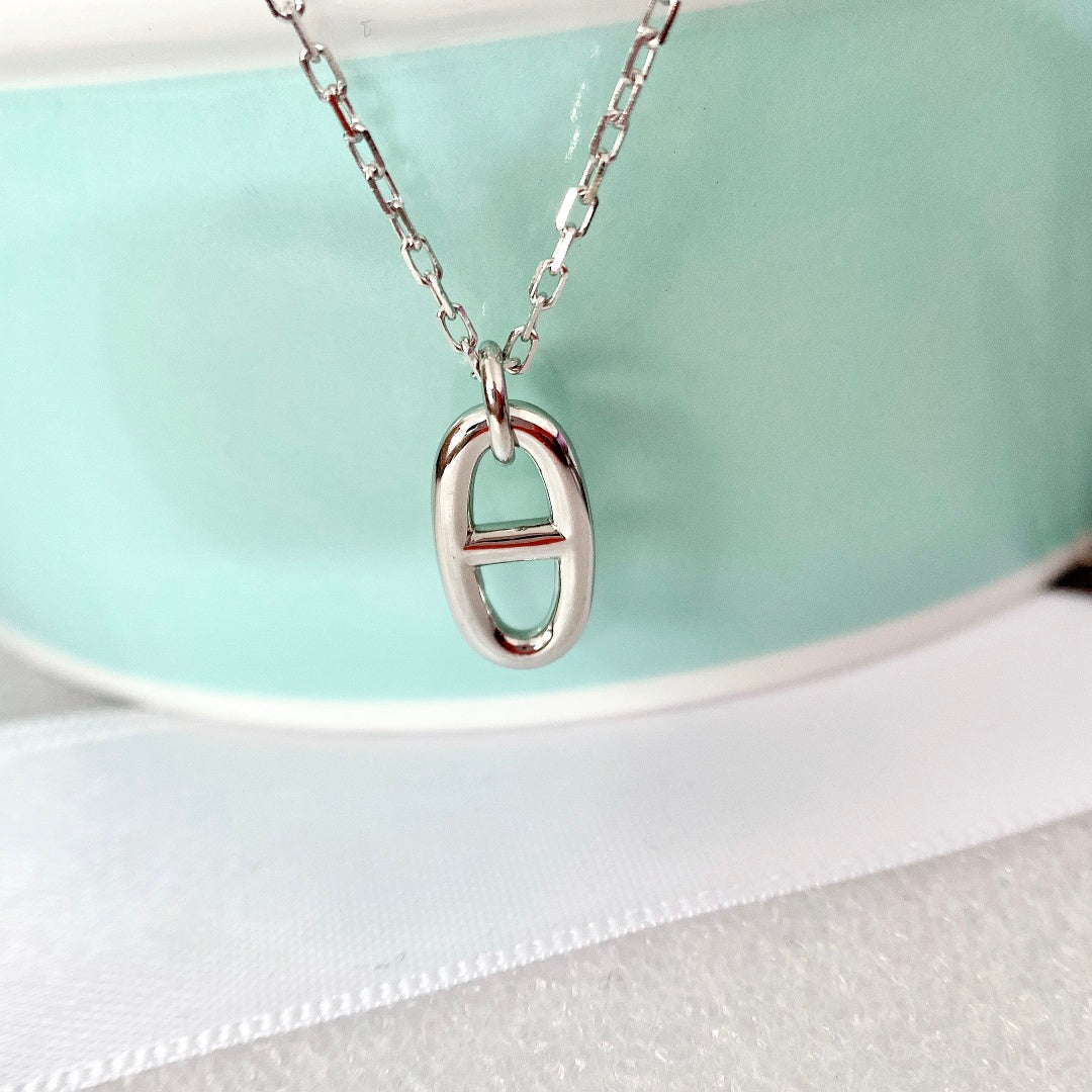 [LumiVibe]HM PIG NOSE NECKLACE