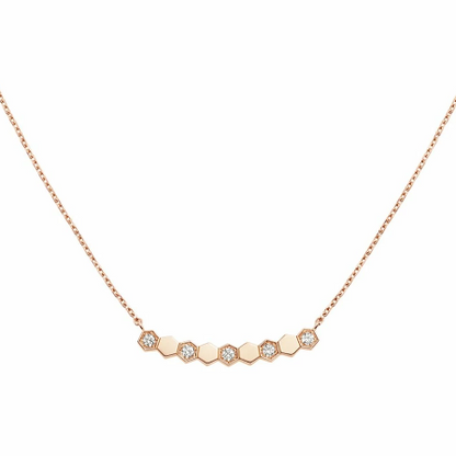 [LumiVibe]BEE MY LOVE DIAMOND NECKLACE