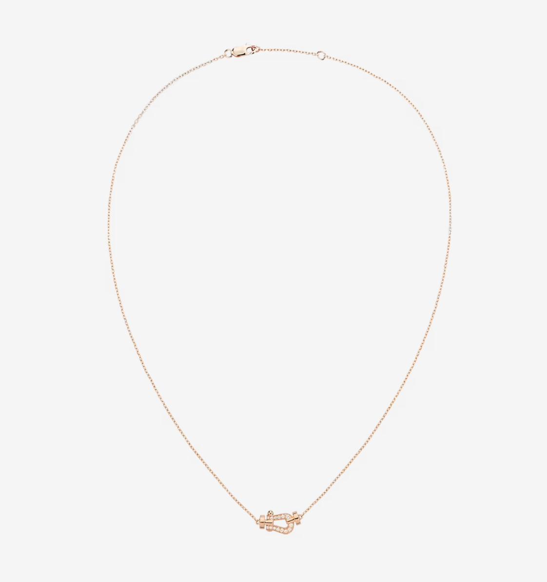 [LumiVibe]FORCE 10 DIAMOND PINK GOLD NECKLACE MINI MODEL