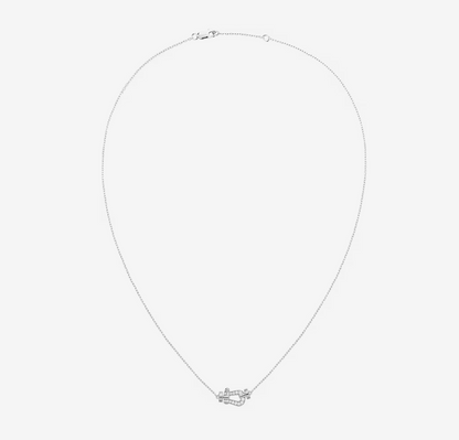 [LumiVibe]FORCE 10 DIAMOND SILVER NECKLACE MINI MODEL