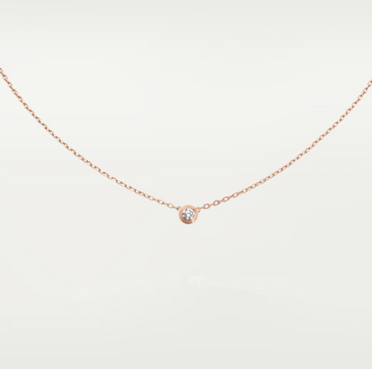 [LumiVibe]DAMOUR DIAMOND NECKLACE