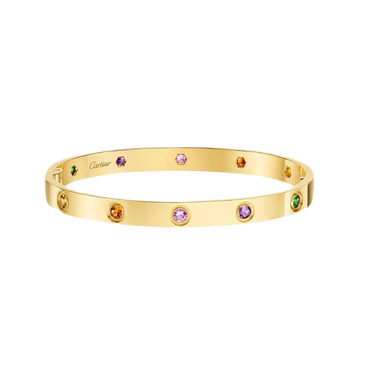 [LumiVibe] 2026 RAINBOW LOVE BRACELET 6.1MM  10 DIAMONDS