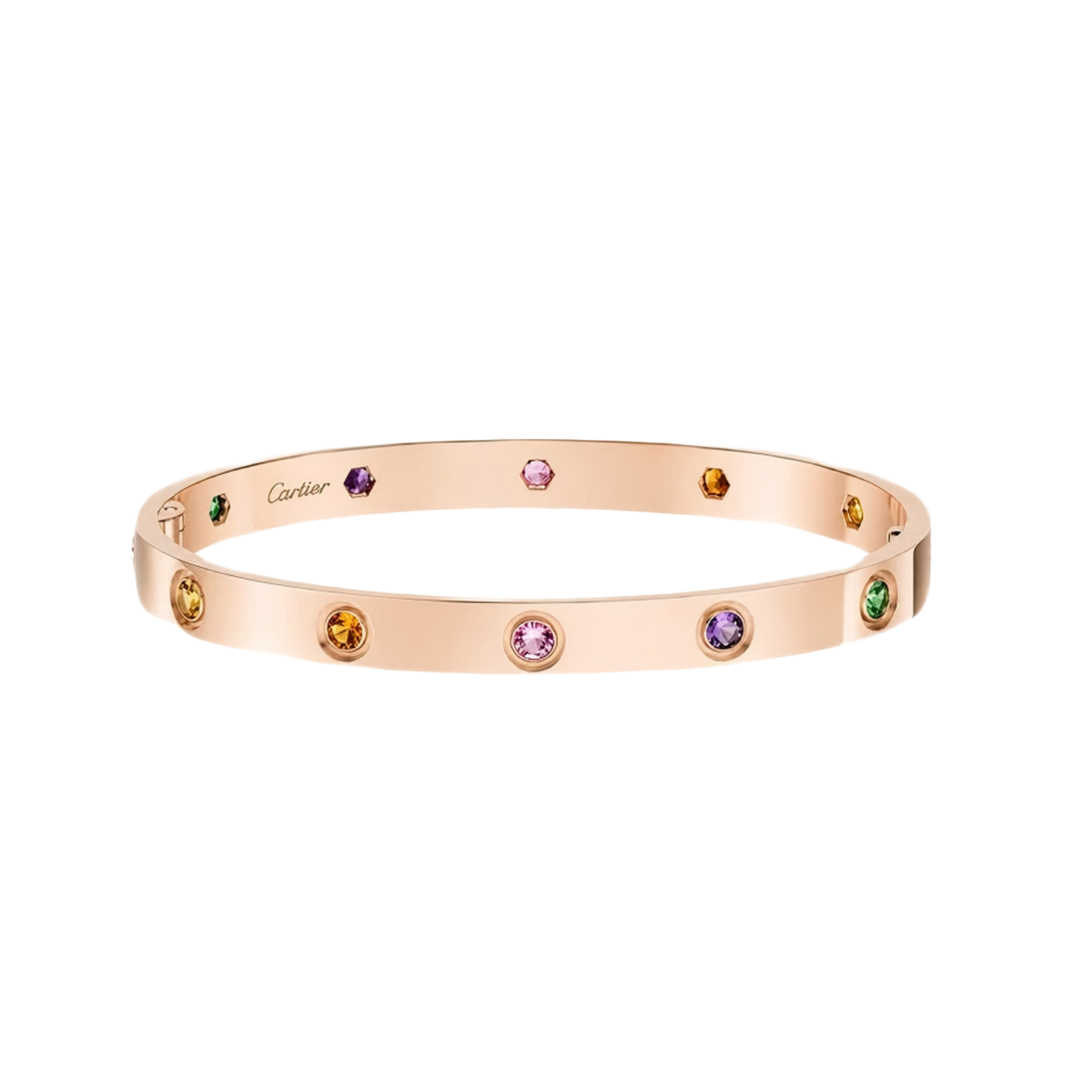 [LumiVibe] 2026 RAINBOW LOVE BRACELET 6.1MM  10 DIAMONDS