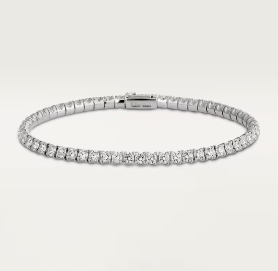 [LumiVibe]  CLASSIC BASEBALL BRACELAT, 52 DIAMOND