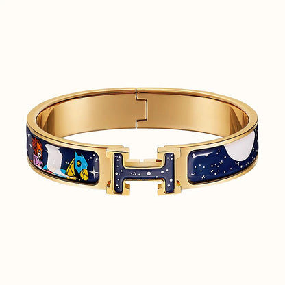 [LumiVibe]H STAR AND MOON BRACELET 12MM