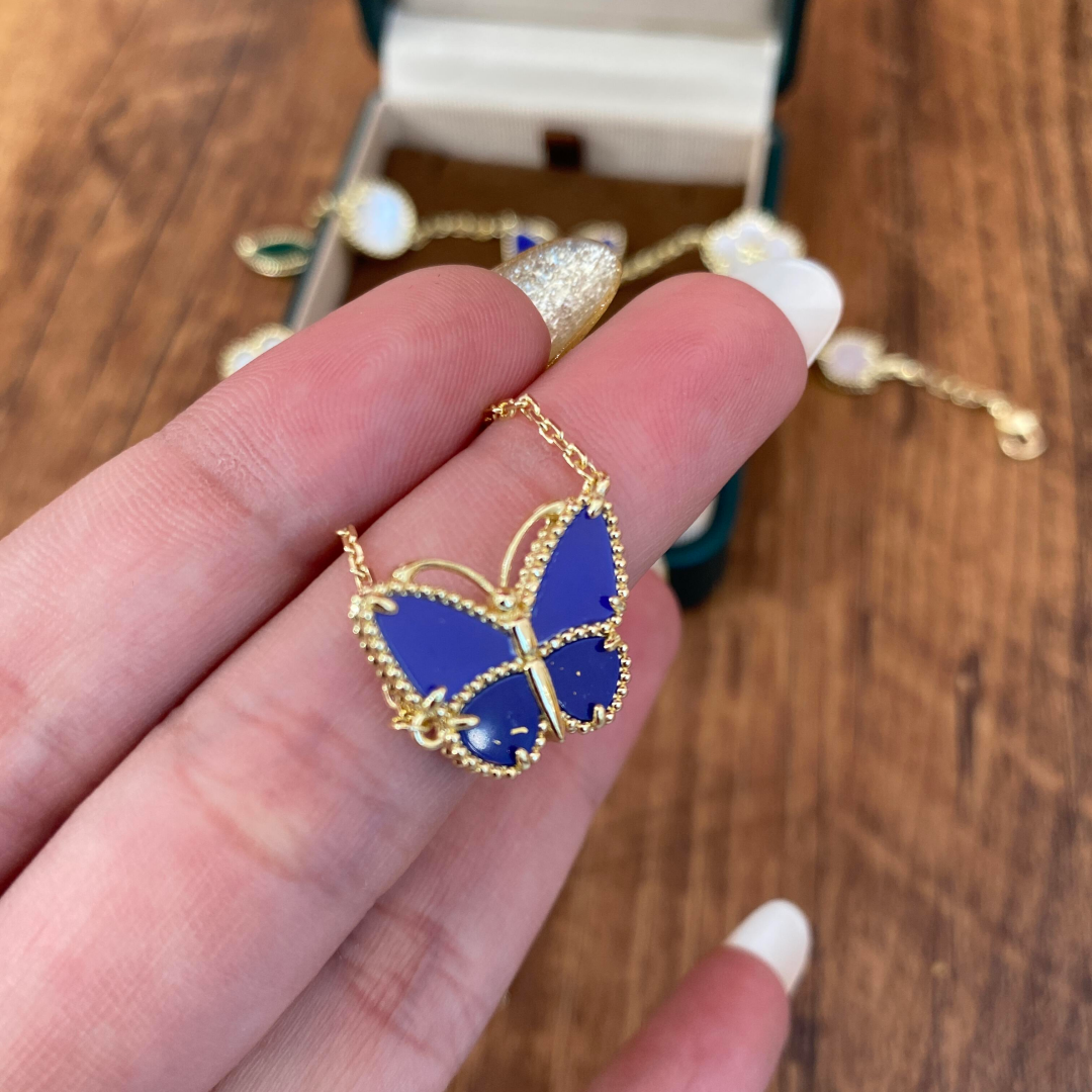 [LumiVibe]  2026 NEW LUCKY BUTTERFLY 1 MOTIFS NECKLACE