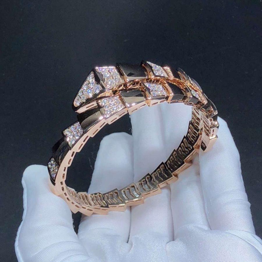 [LumiVibe]SERPENTI BRACELET PINK GOLD DIAMOND