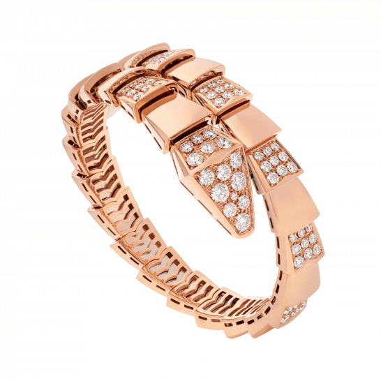 [LumiVibe]SERPENTI BRACELET PINK GOLD DIAMOND