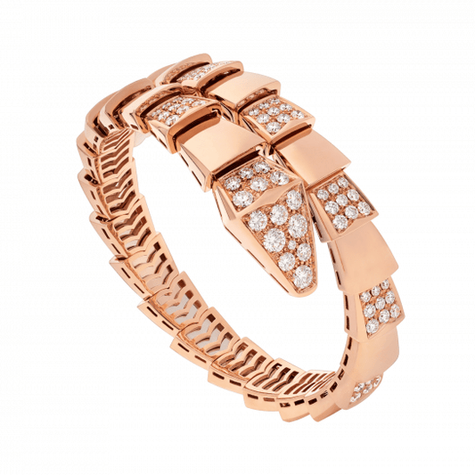 [LumiVibe]SERPENTI BRACELET PINK GOLD DIAMOND