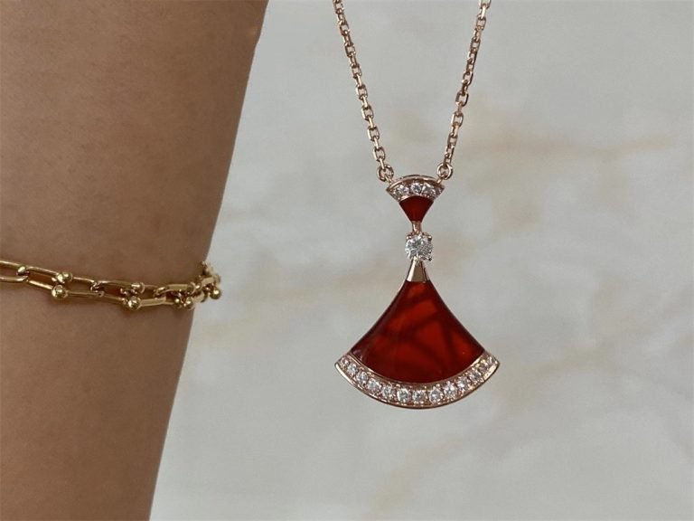 [LumiVibe]DREAM NECKLACE CARNELIAN DIAMOND